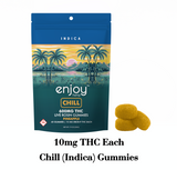 Live Rosin Chill Delta 9 THC 600mg Gummies (Indica-Infused Pineapple) - 15 mg each | 40 gummies