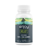 3300mg CBD Gummies For Relief - Full Spectrum CBD + CBG + Turmeric + Ginseng