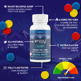 625 mg Sleep 1:1 Live Rosin Delta 9 THC/CBN Gummies - 25 mg each (Hybrid)