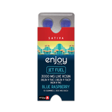 Live Rosin Sativa-Infused Blue Raspberry THC-P+ Delta 9 + Delta 8 Gummies for Jet Fuel - 3000 mg Total (300 mg Each | 10 Gummies)