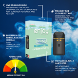 3ml Live Rosin Delta 8 THC Disposable for Relaxation - Blueberry OG (Indica)