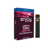 Enjoy Hemp Live Rosin Pure THCA 1ml Disposable for Chill - Grape Ape (Indica)