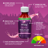 High Potency Live Rosin D9 THC + CBD Syrup for Balance