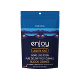 Enjoy Hemp 80mg Mega Potency Pure THCP Gummies (Lights Out) - Indica-Infused Blood Orange