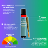 Enjoy Hemp 5g THCA Prerolls Infused with THCA Diamonds - for Half-Baked - Sour Diesel (Sativa)