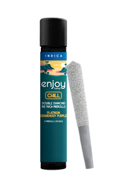 Enjoy Hemp 5g Mega Potency Double Diamond THCA Prerolls - Platinum Granddaddy Purple for Chill (Indica)