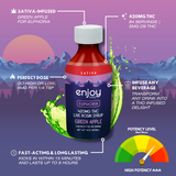 Euphoria Delta 9 THC Live Rosin Syrup 420mg - Green Apple