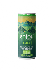 50mg THC + 10mg CBD Blood Orange Seltzer for Bliss (Hybrid) | Megapotency