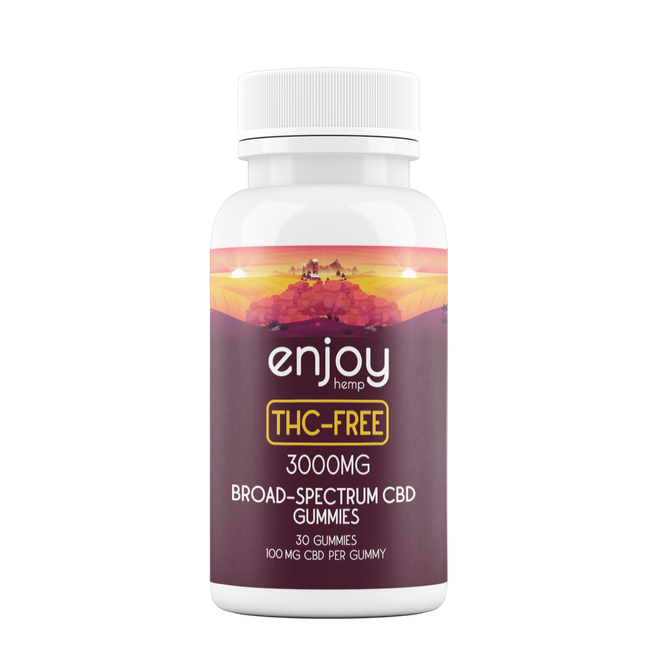 Enjoy Hemp THC-Free CBD 1500 mg Gummies - Broad-Spectrum CBD