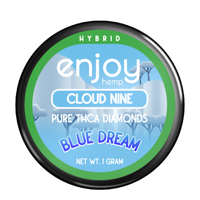 Enjoy Hemp 99% THCA Diamonds for Cloud Nine - Blue Dream - Hybrid