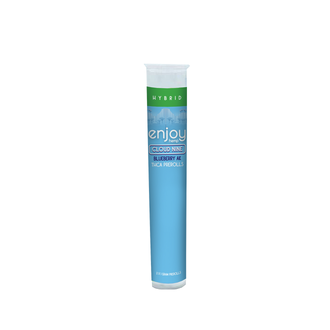 2g THCA Prerolls - Blueberry AK for Cloud Nine (Hybrid)