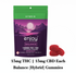 Enjoy Hemp Live Rosin Balance Delta 9 THC + CBD 1200mg Gummies (Hybrid-Infused Watermelon) - 15 mg each | 40 gummies