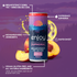 Peach Flavor THC-Infused Seltzer for Euphoria
